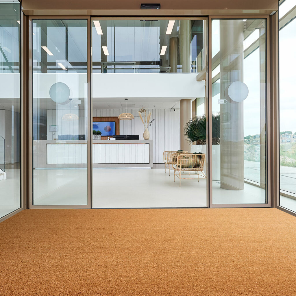 Kokosmatte 90x60cm Brandschutzklasse CFL-s1 - Schwer Entflammbar | Profiqualität Für Gewerbe & Haushalt