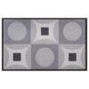 Designmatte Psychedelic grau
